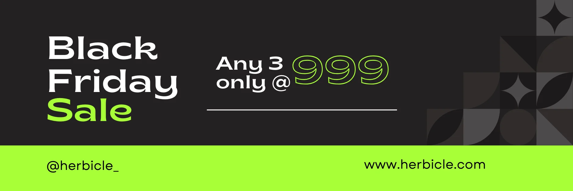 Herbicle Offer Banner